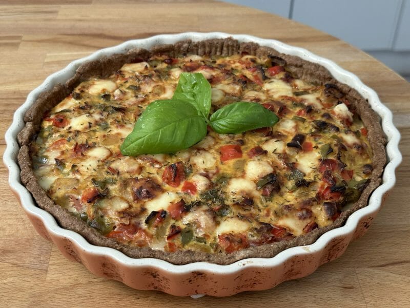 Cliquez pour zoomer ! Tarte salée aux légumes d’été Thermomix par stef_034