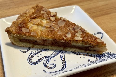 Cliquez pour zoomer ! Tarte aux poires sur lit de chocolat Thermomix par stef_034