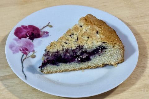 Cliquez pour zoomer ! Tarte aux myrtilles façon crumble Thermomix par stef_034