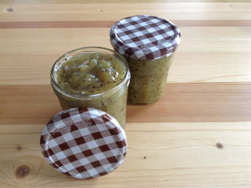 Confiture kiwis bananes au Thermomix Cookomix