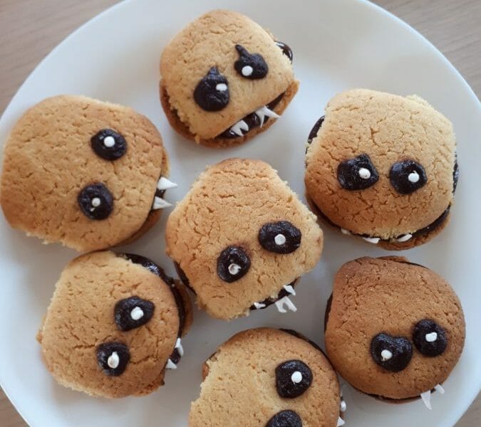 Cliquez pour zoomer ! Cookies monstres Thermomix par Cricri Souris