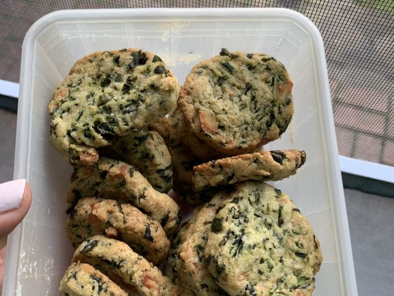 Cliquez pour zoomer ! Sablés apéritifs ail des ours et beaufort Thermomix par batman009