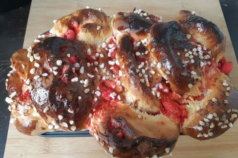 Cliquez pour zoomer ! Brioche aux pralines roses Thermomix par batman009
