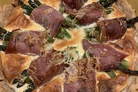 Cliquez pour zoomer ! Tarte asperges et jambon Thermomix par batman009