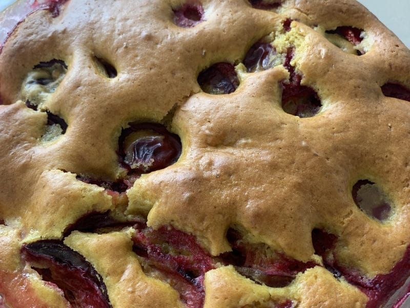 Cliquez pour zoomer ! Moelleux aux prunes Thermomix par batman009