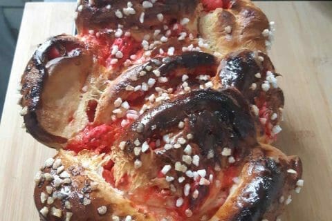 Cliquez pour zoomer ! Brioche aux pralines roses Thermomix par batman009