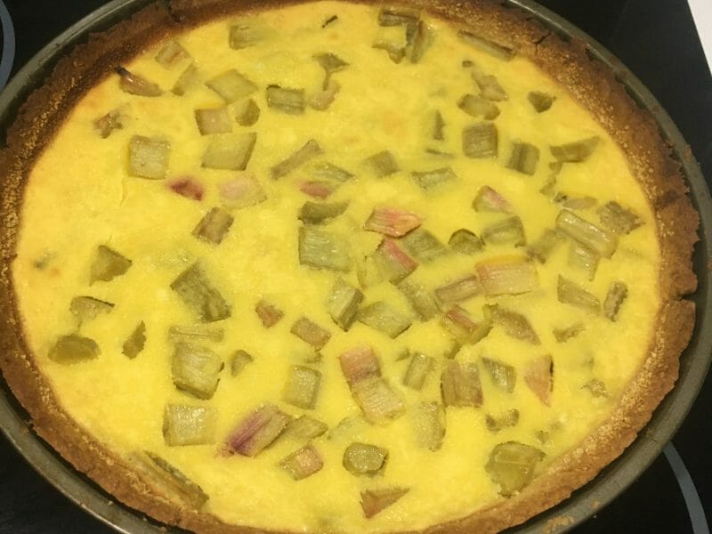 Cliquez pour zoomer ! Tarte à la rhubarbe Thermomix par Titou40