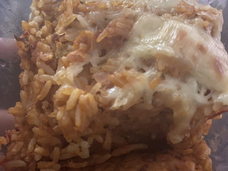 Cliquez pour zoomer ! Gratin de riz façon pizza Thermomix par elodie_1231