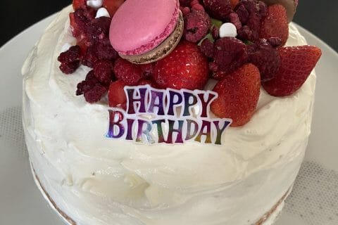 Cliquez pour zoomer ! Shortcake aux fraises Thermomix par sofyfyso