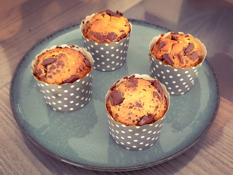 Cliquez pour zoomer ! Muffins noix de pécan  et pépites de chocolat Thermomix par sirwindsor