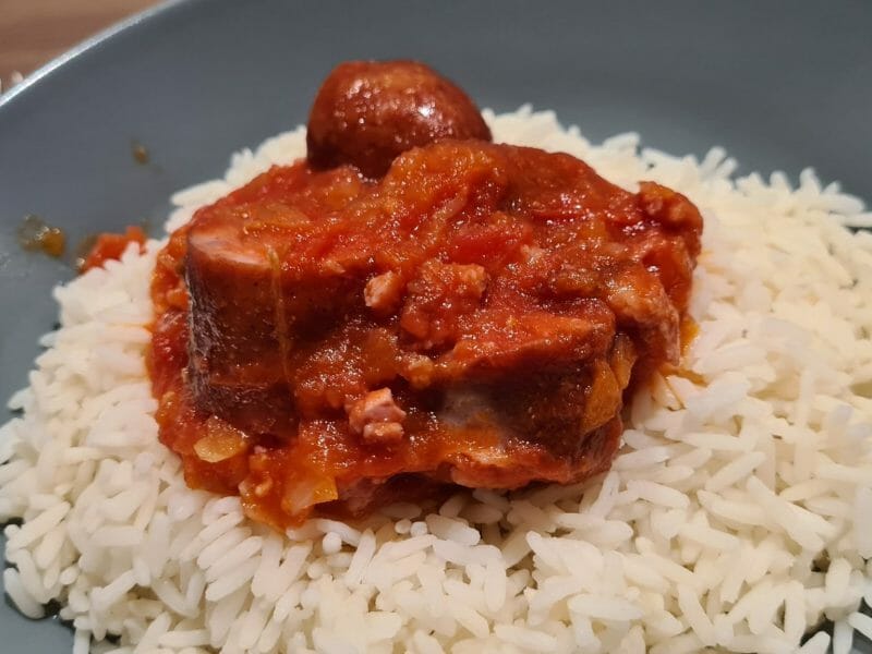 Cliquez pour zoomer ! Rougail saucisse Thermomix par melissa_dpz