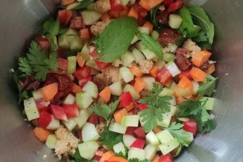 Cliquez pour zoomer ! Salade de couscous façon taboulé Thermomix par emmanuelle_279