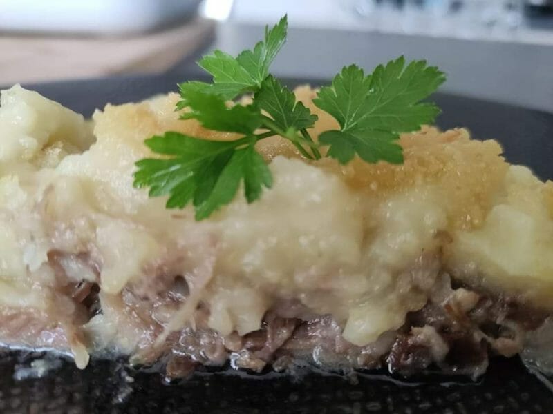 Cliquez pour zoomer ! Parmentier de canard aux cèpes Thermomix par emmanuelle_279