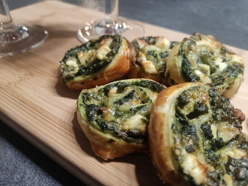 Cliquez pour zoomer ! Spirales feuilletées épinards et feta Thermomix par emmanuelle_279