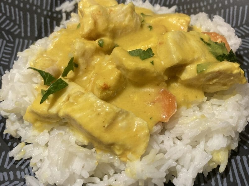 Cliquez pour zoomer ! Poulet coco aux 3 épices Thermomix par delphine_578