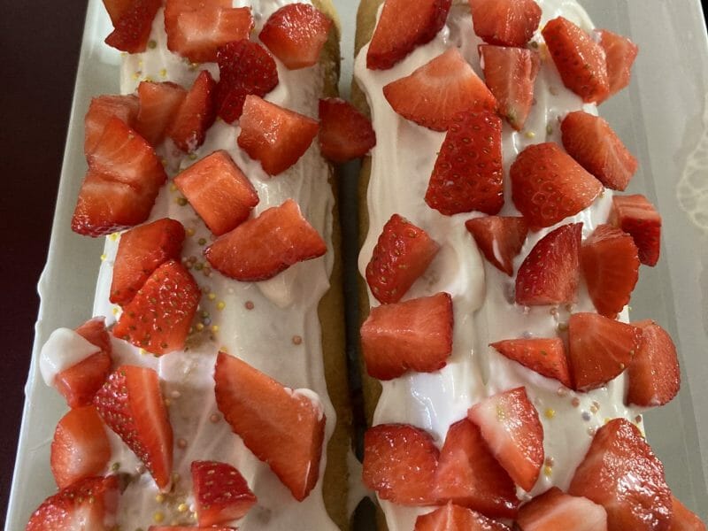 Cliquez pour zoomer ! Fraisier roulé Thermomix par delphine_578