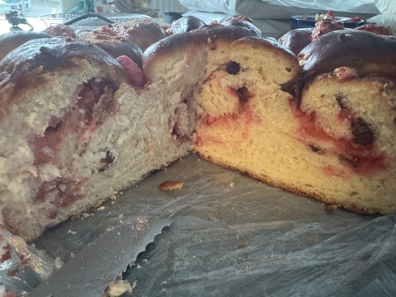 Cliquez pour zoomer ! Brioche aux pralines roses Thermomix par jessi-m