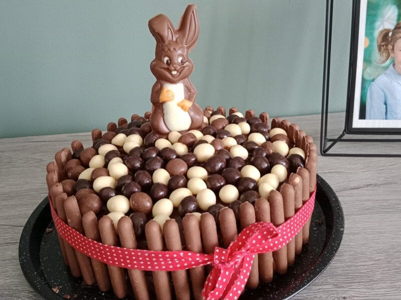 Cliquez pour zoomer ! Gâteau lapin de Pâques Thermomix par mellaucla