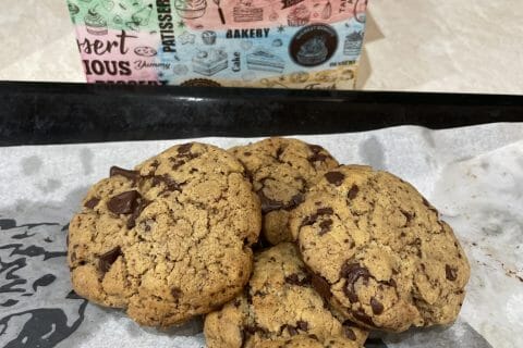 Cliquez pour zoomer ! Cookies beurre de cacahuète et pépites de chocolat Thermomix par Marie-noelle collet