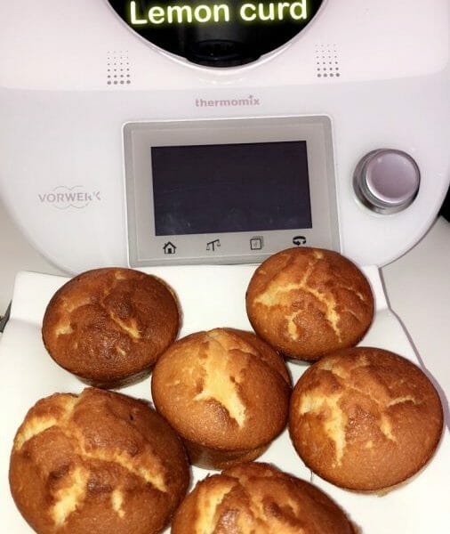 Cliquez pour zoomer ! Fondants au citron, coeur de lemon curd Thermomix par Khaola