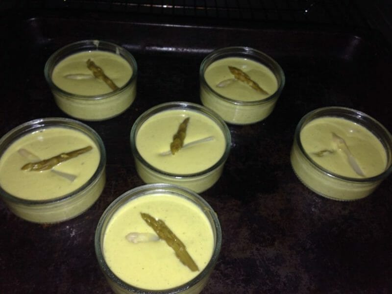 Flan aux asperges et parmesan au Thermomix Cookomix