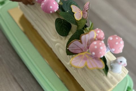 Cliquez pour zoomer ! Bûche vanille praliné Thermomix par melicone