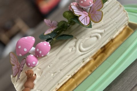 Cliquez pour zoomer ! Bûche vanille praliné Thermomix par melicone