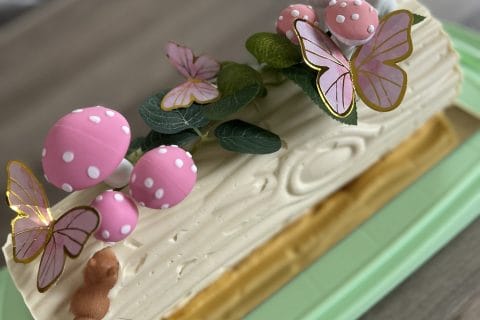 Cliquez pour zoomer ! Bûche vanille praliné Thermomix par melicone