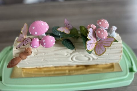 Cliquez pour zoomer ! Bûche vanille praliné Thermomix par melicone