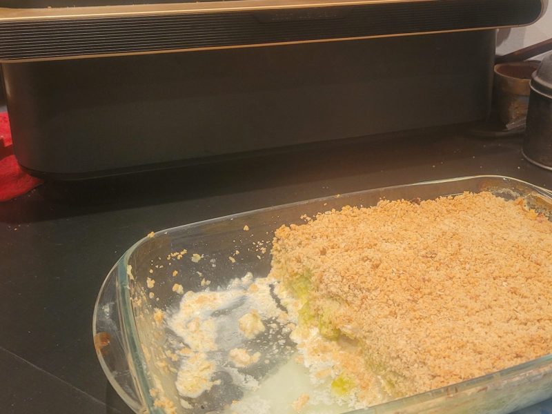 Cliquez pour zoomer ! Crumble poulet, courgettes et parmesan Thermomix par Titivick