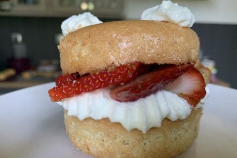 Cliquez pour zoomer ! Shortcake aux fraises Thermomix par Yohan974