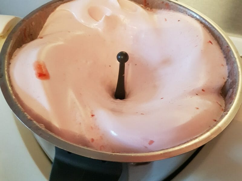 Cliquez pour zoomer ! Mousse de fraises Thermomix par Anais