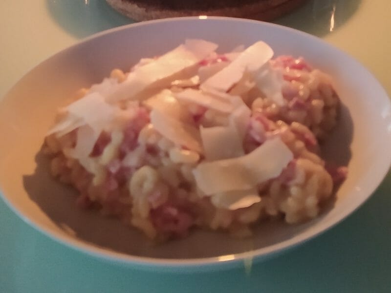 Cliquez pour zoomer ! Risotto de coquillettes Thermomix par Mélanie