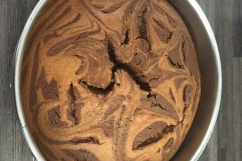 Cliquez pour zoomer ! Gâteau zébré Thermomix par caille71