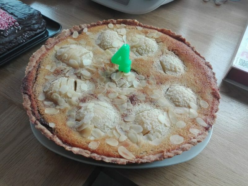 Cliquez pour zoomer ! Tarte poires et chocolat Thermomix par Cam Mille