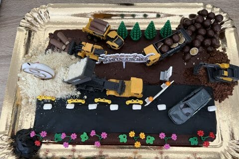 Cliquez pour zoomer ! Gâteau au yaourt et chocolat Thermomix par AROUGEMONT