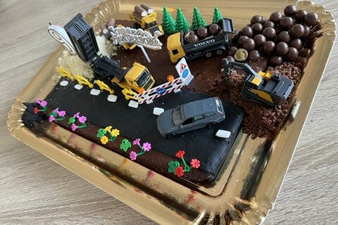 Cliquez pour zoomer ! Gâteau au yaourt et chocolat Thermomix par AROUGEMONT