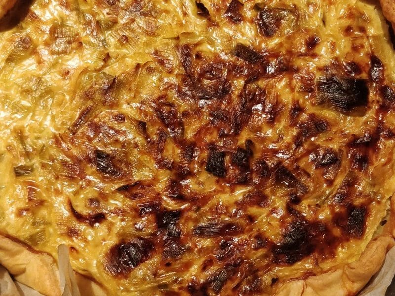 Cliquez pour zoomer ! Tarte aux poireaux Thermomix par Debiloute76