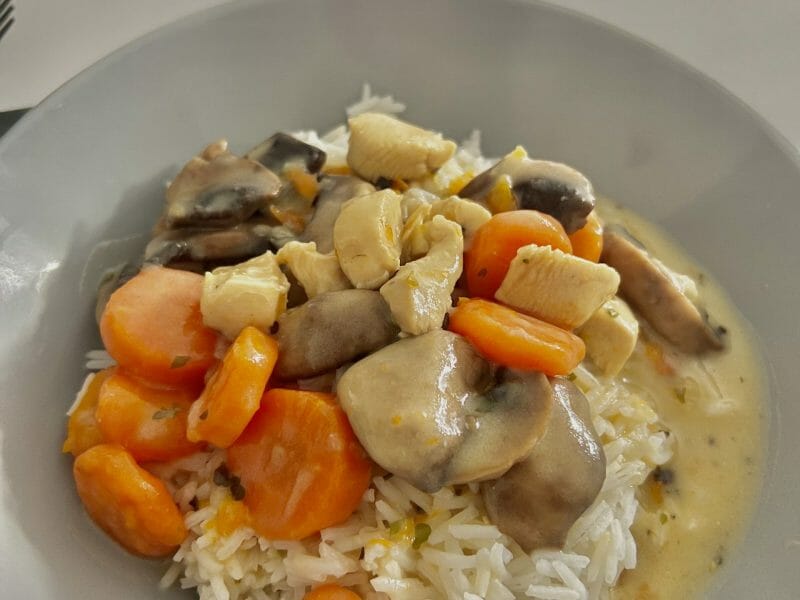 Cliquez pour zoomer ! Blanquette de poulet Thermomix par debodeb