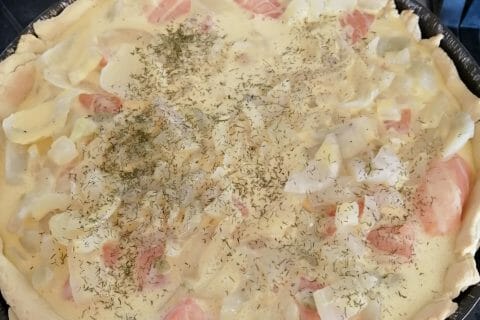 Cliquez pour zoomer ! Tarte au fenouil et saumon Thermomix par Verolily