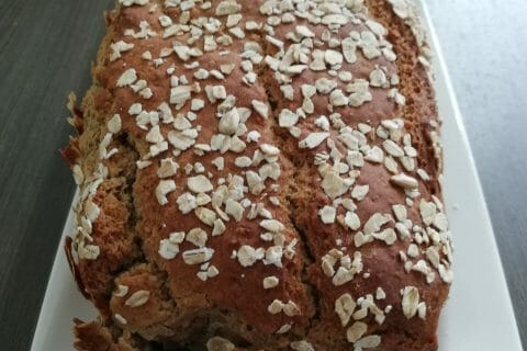 Cliquez pour zoomer ! Pain aux flocons d’avoine et au miel Thermomix par lenoupiou