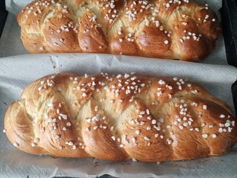 Cliquez pour zoomer ! Brioche tressée à la mie filante Thermomix par Yva 56 mc