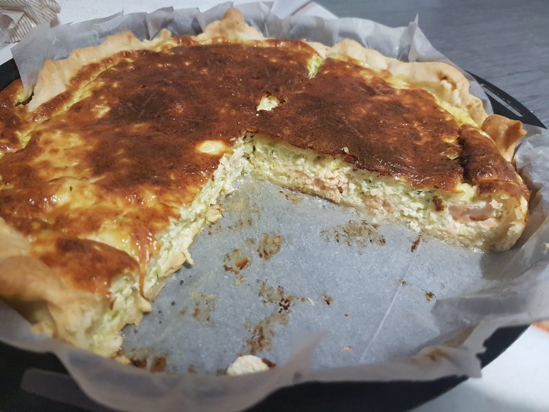 Cliquez pour zoomer ! Quiche saumon et courgettes Thermomix par Marie-Line_ML