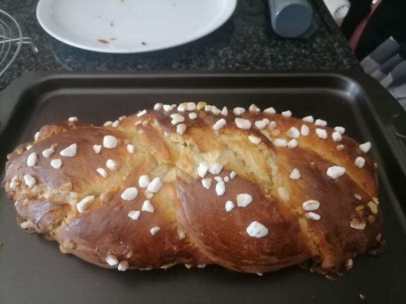 Cliquez pour zoomer ! Brioche tressée à la mie filante Thermomix par coco1512