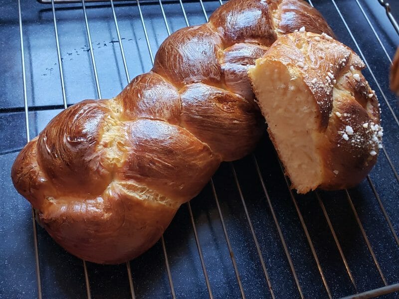 Cliquez pour zoomer ! Brioche tressée à la mie filante Thermomix par elodie0796