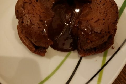 Cliquez pour zoomer ! Moelleux au chocolat cœur fondant Thermomix par elodie0796