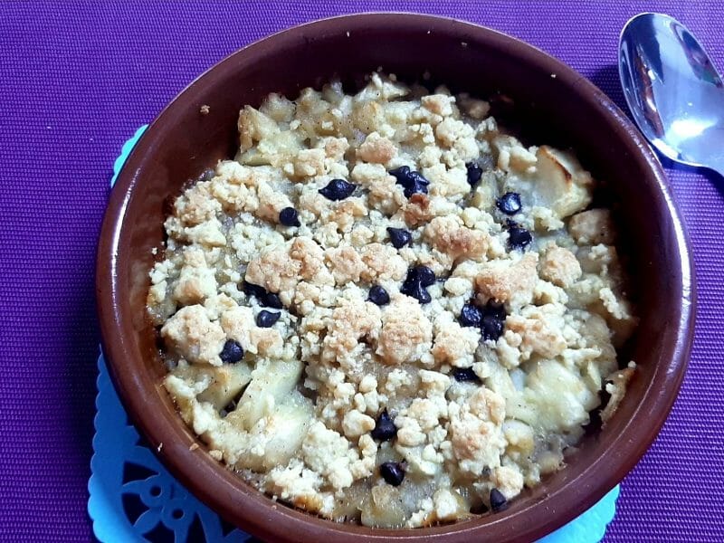Cliquez pour zoomer ! Crumble aux Pommes Thermomix par yous_ber