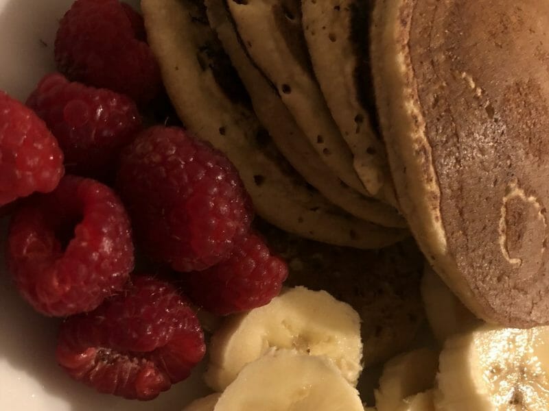 Cliquez pour zoomer ! Pancakes healthy flocons d’avoine et banane Thermomix par maria_96