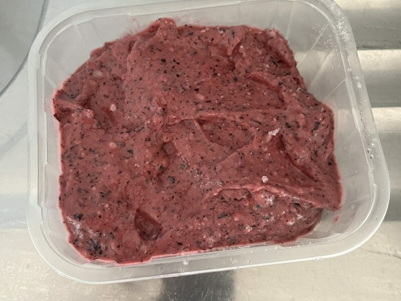 Cliquez pour zoomer ! Glace aux myrtilles Thermomix par famaqing