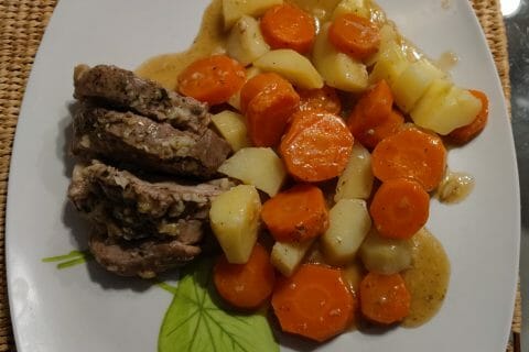 Cliquez pour zoomer ! Filet mignon de porc à l’ail Thermomix par fab1o974